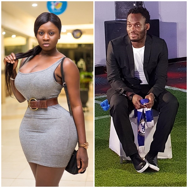Princess Shyngle names Essien as one of 99.9% men who couldn’t satisfy her in bed
