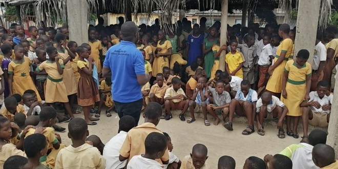 HRRG takes sensitization on kidnapping to Volta Region, schooled over 800 students