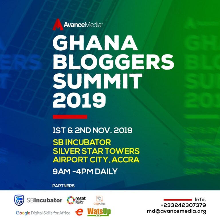2019 Ghana Bloggers Summit scheduled for 1st & 2nd November