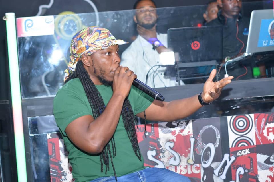Edem Performs at Tokz's “New Day" EP launch.
