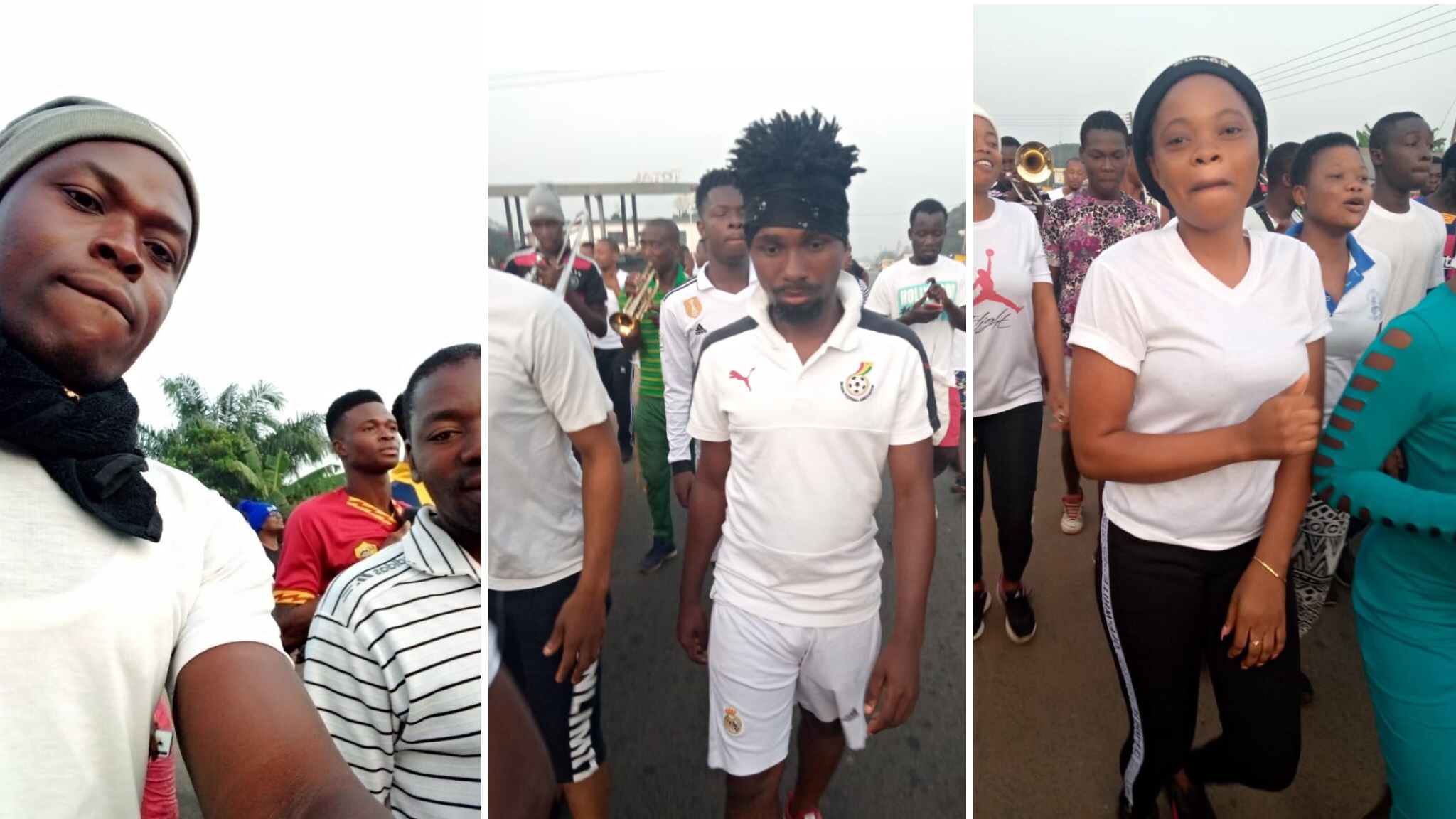The Chiefs, queens, elders and the youths of Dzodze Fiagbedu in Ketu north municipal have yesterday took part in Peace Health walk to mark the end of 2019..