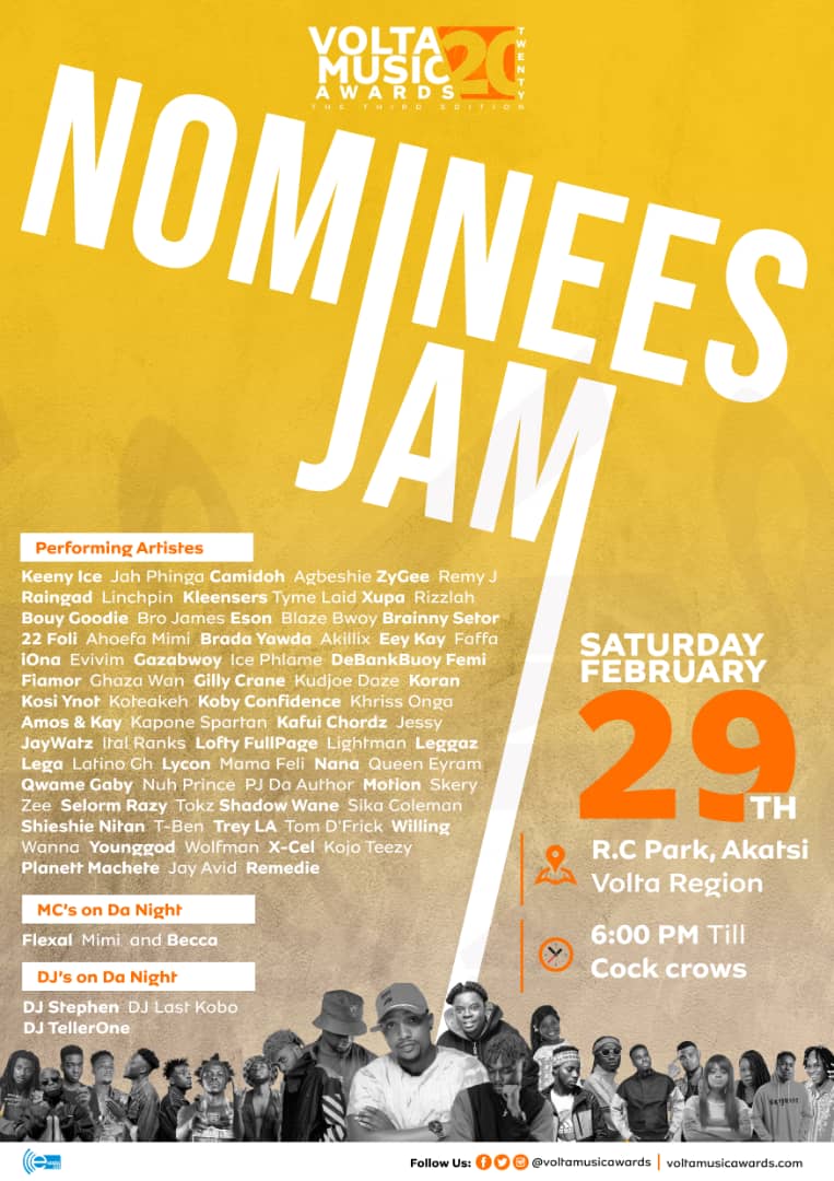 Volta Music awards 2020 Nominees’ Jam