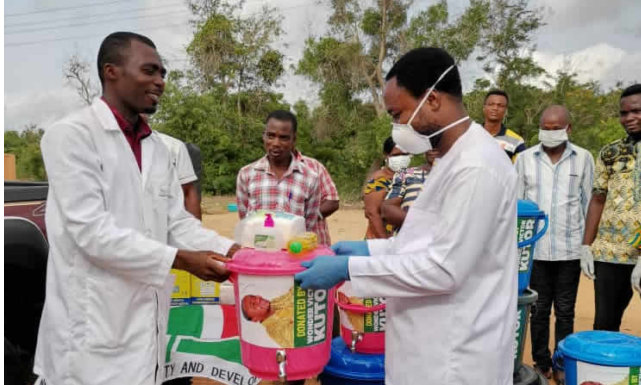 Wonder Kutor donates to health facilities in Anlo