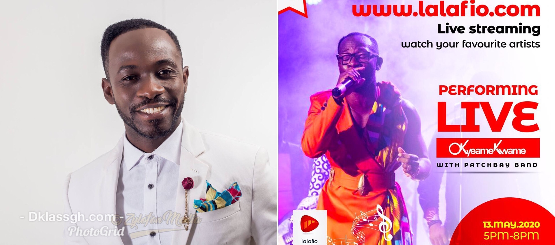 Okyeame Kwame partners with Vokacom to save Ghana Music via LALAFIO