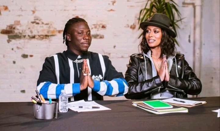 Keri Hilson Reacts After Stonebwoy Revealed That He Was Admiring Her When They Were Working Together
