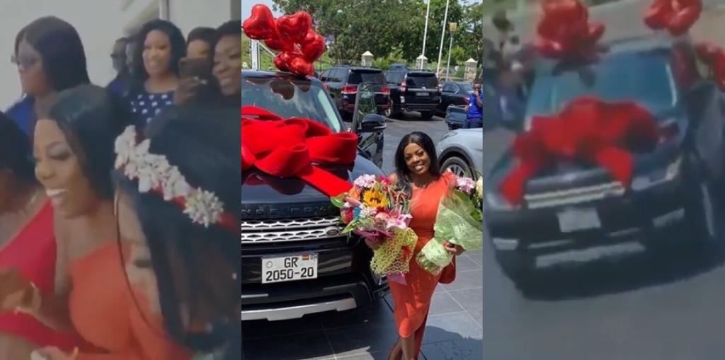 Video: Nana Aba Anamoah Gets Dream Car On Her 42nd Birthday