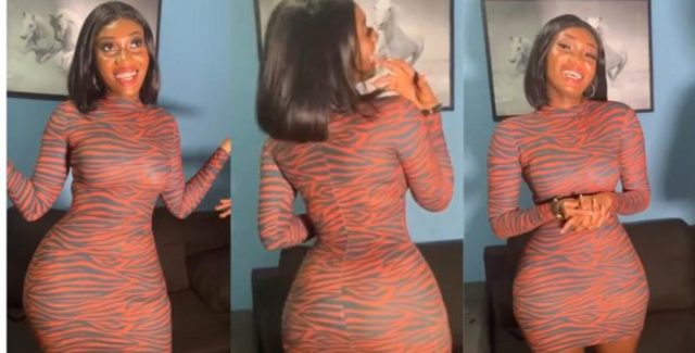Video: Wendy Shay Removes Her Dress On Live TV To Prove She Doesn't Wear Hip-pad