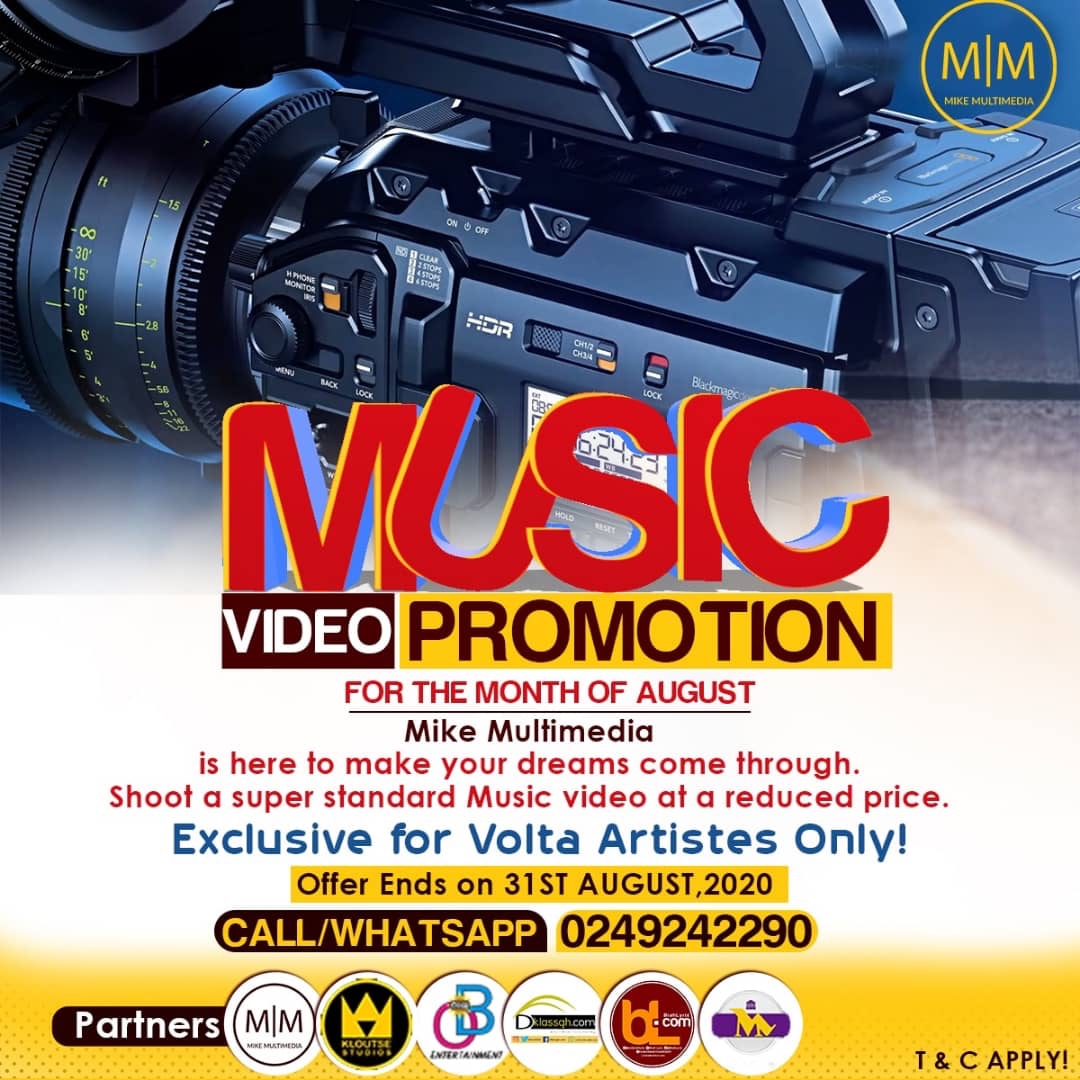 Mike Multimedia Partners with OB One Entertainment & Justice Kloutse to pay 50% artiste’s Video production fee | Submit Here