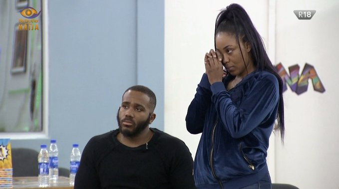 Video of the final moment that Erica got disqualified by Big Brother Naija
