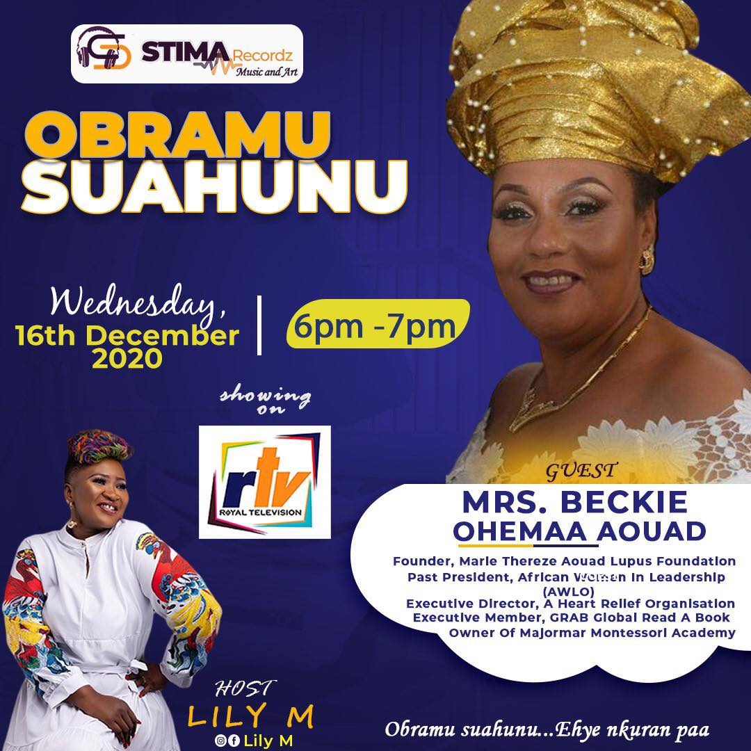 Lily M Hosts Mrs. Beckie Ohemaa