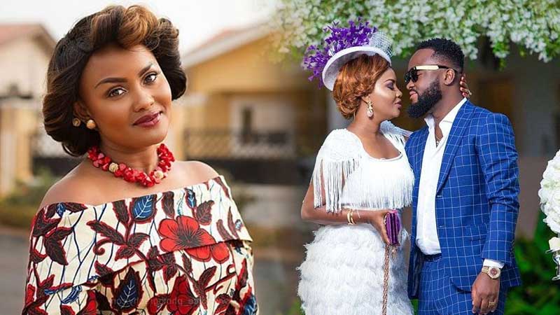 Video of Nana Ama McBrown begging her husband not to break up with her surfaces online