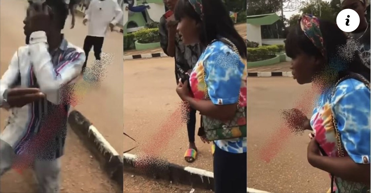 Moment lady lands hot slap on man who tried to propose to her (Video ...