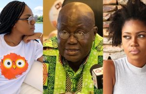 Yvonne Nelson and Akufo Addo