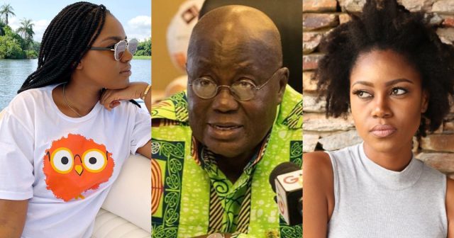 Yvonne Nelson and Akufo Addo