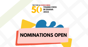 Nominations Opened for 2022 Top 50 Young CEOs in Ghana Ranking