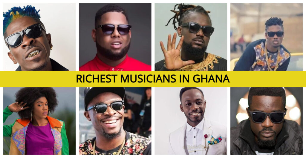 Top 10 Richest Musicians In Ghana 2022