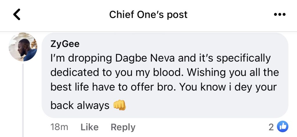 ZyGee promises to drop new song to celebrate Chief One