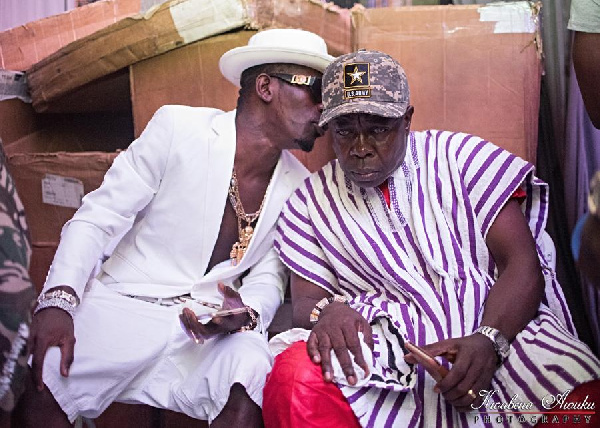 Shatta Wale and father