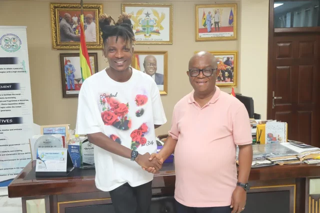 Chief One pays courtesy call on Hon. Archibald Letsa, Volta Regional Minister ahead of 66th Independence Celebrations in Ho — SEE PHOTOS