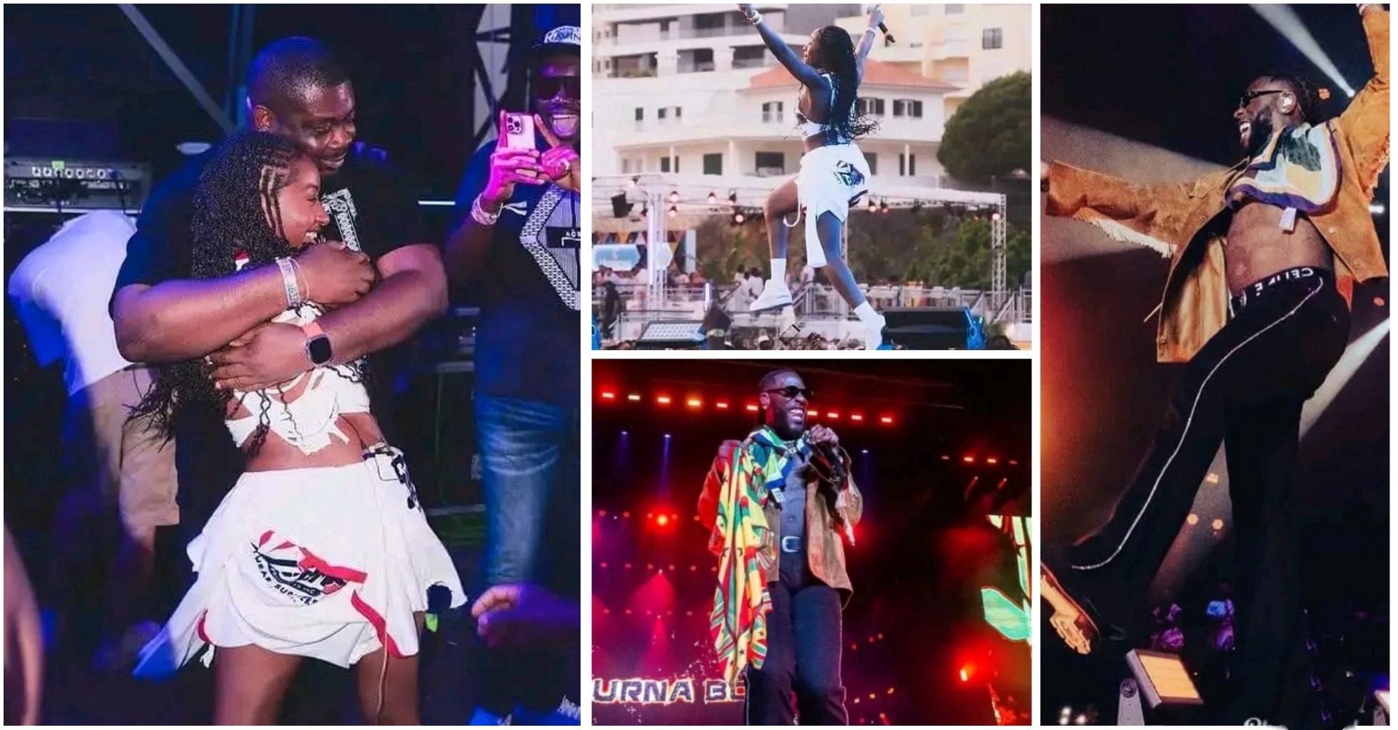 Burna Boy, Ayra Starr thrill fans at Afro Nation concert in Portugal