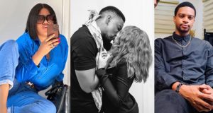 It’s doing me like I should post her picture – Toyin Abraham threatens as Olumide Oworu hides lover’s face
