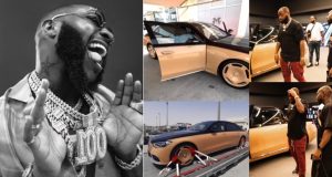 My baby flew in safe – Davido gushes, takes delivery of his 2023 ₦340M Mercedes-Maybach [VIDEO]