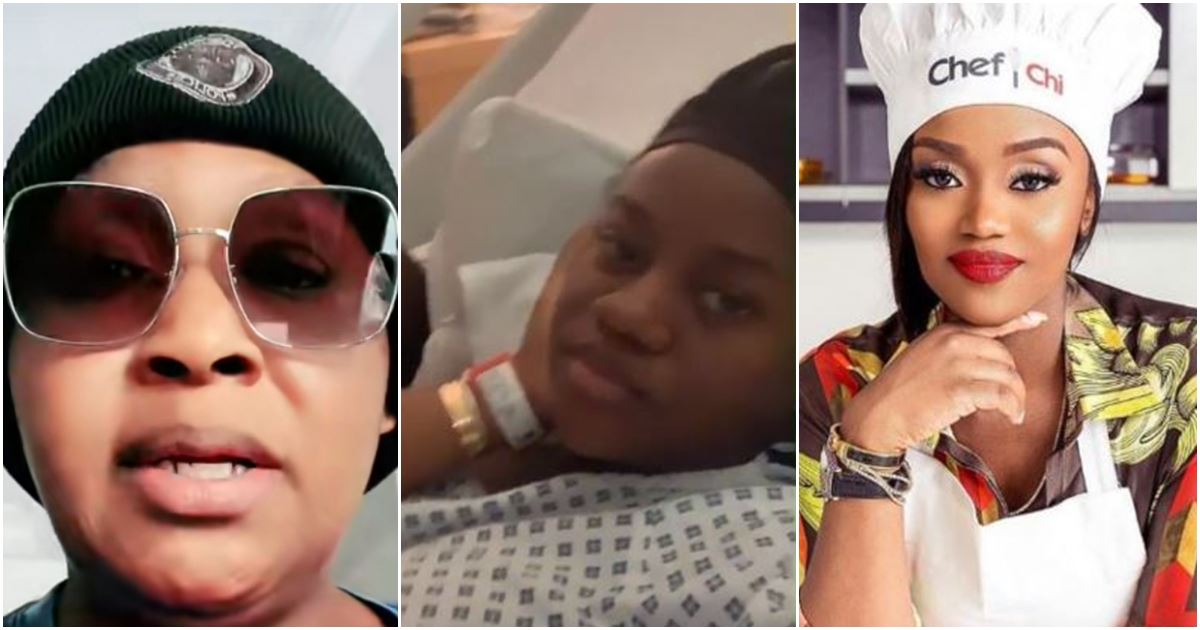 "She's currently hospitalized" - Kemi Olunloyo shares disturbing update on Davido's wife, Chioma