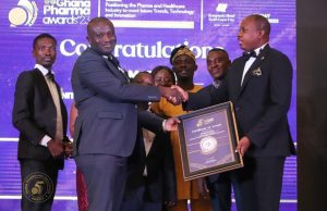Anthony Adjepong wins Most Promising Entrepreneur of the year at Ghana Pharma Awards 2023
