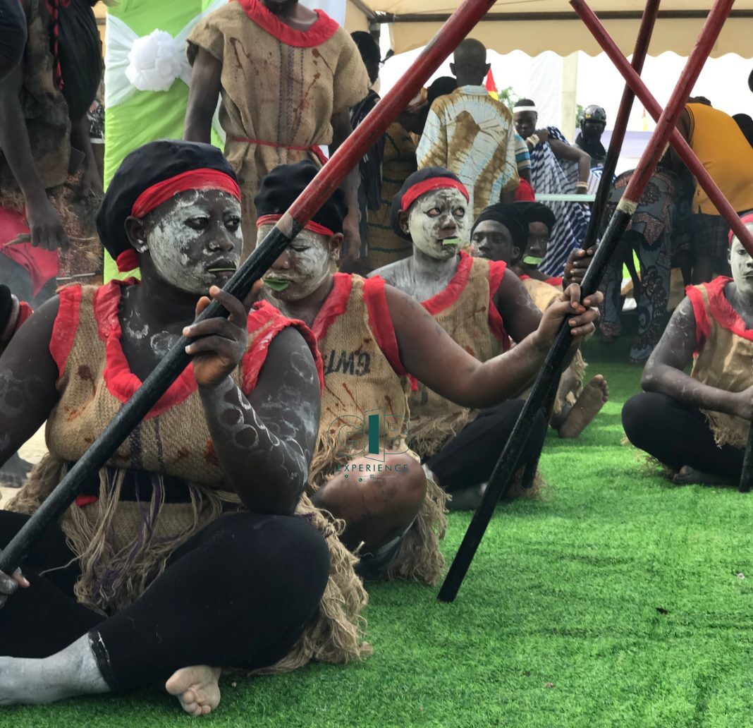 Ada Asafotufiami Festival, the welcome of brave soldiers and war heroes back home; firing of muskets