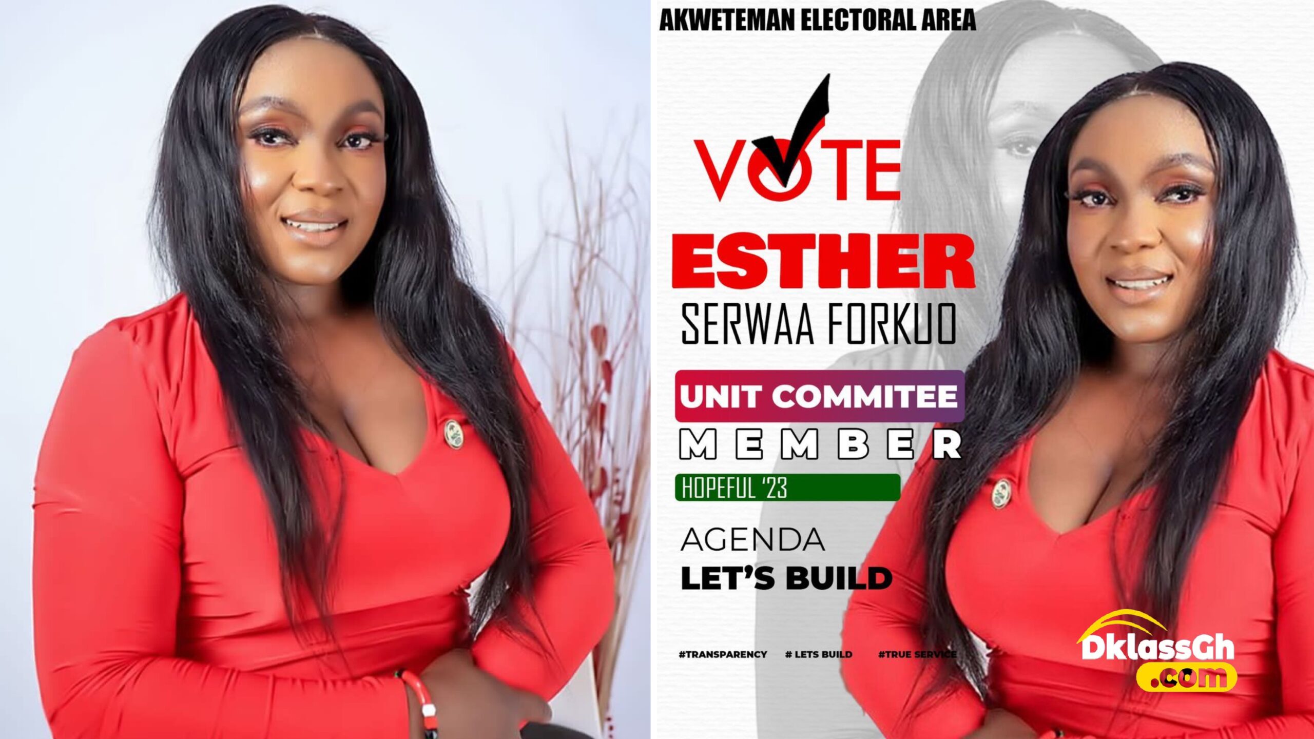 Meet Esther Serwaa Forkuo : Aspiring Unit Committee Member for Akweteman Electoral Area