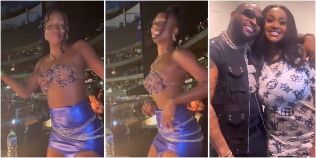 Korra Obidi under fire over her outfit to Davido’s concert in Atlanta – VIDEO