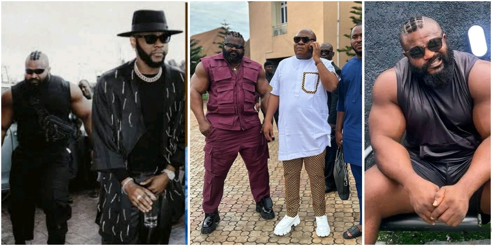New video of Kizz Daniel’s bouncer guarding Billionaire, Baby Oku, fuels speculations of him dumping singer