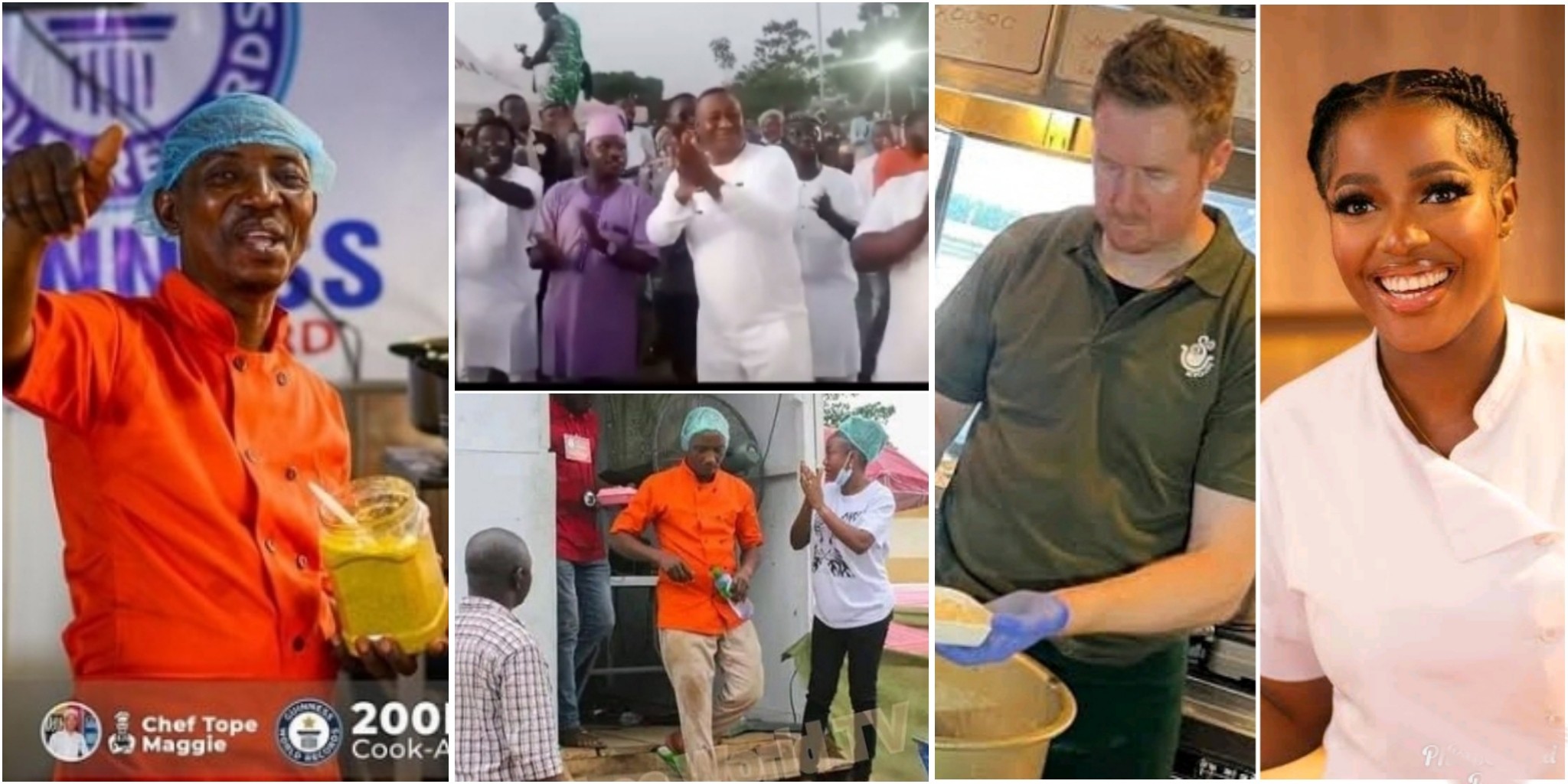 Ogbomosho agog as Nigerian chef Tope Maggie surpasses Alan Fisher’s Guinness record – VIDEO