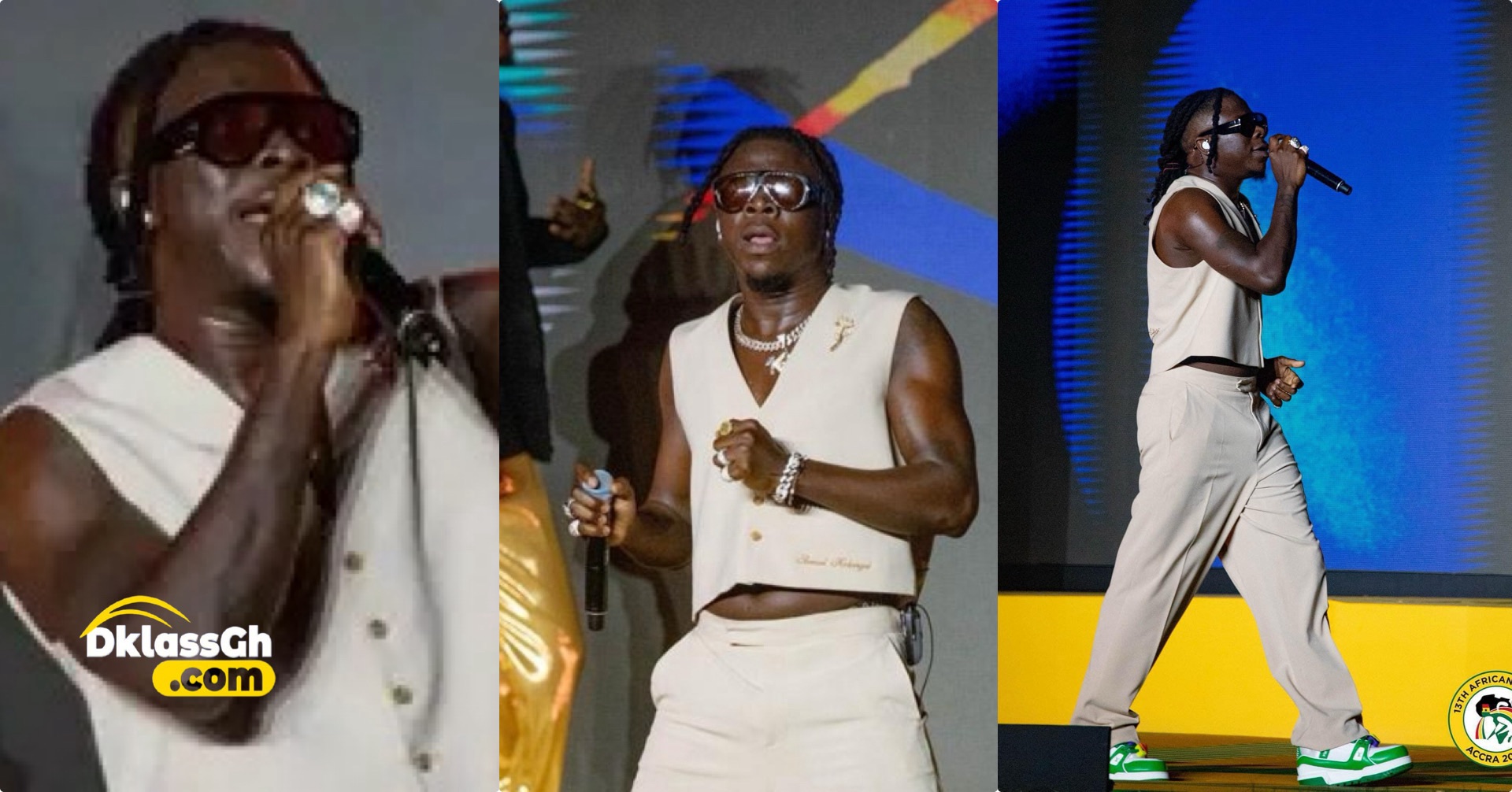 Stonebwoy delivers epic performance at Africa Games closing ceremony (WATCH )