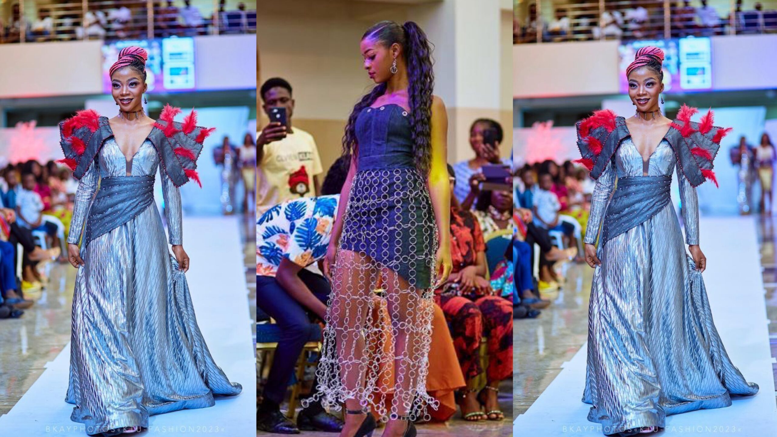 Trinity Klodin Shines Bright at Kumasi Fashion Week: A Fusion of Tradition and Modernity