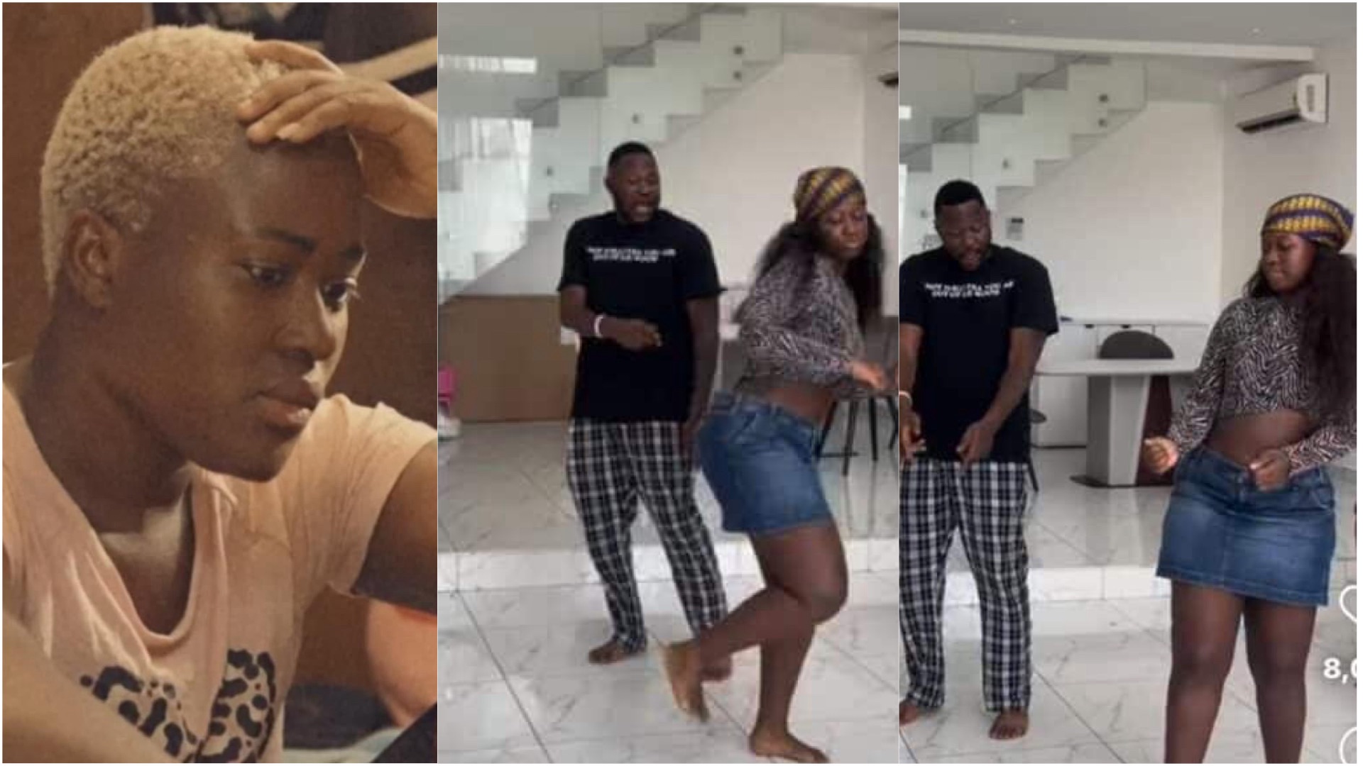 Medikal joyously dances inside his $2 million mansion with a gorgeous lady after Fella Makafui packed out.