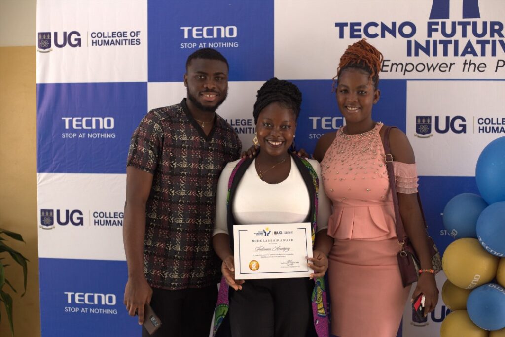 TECNO Awards GHS 100,000 in Scholarships to University of Ghana Students