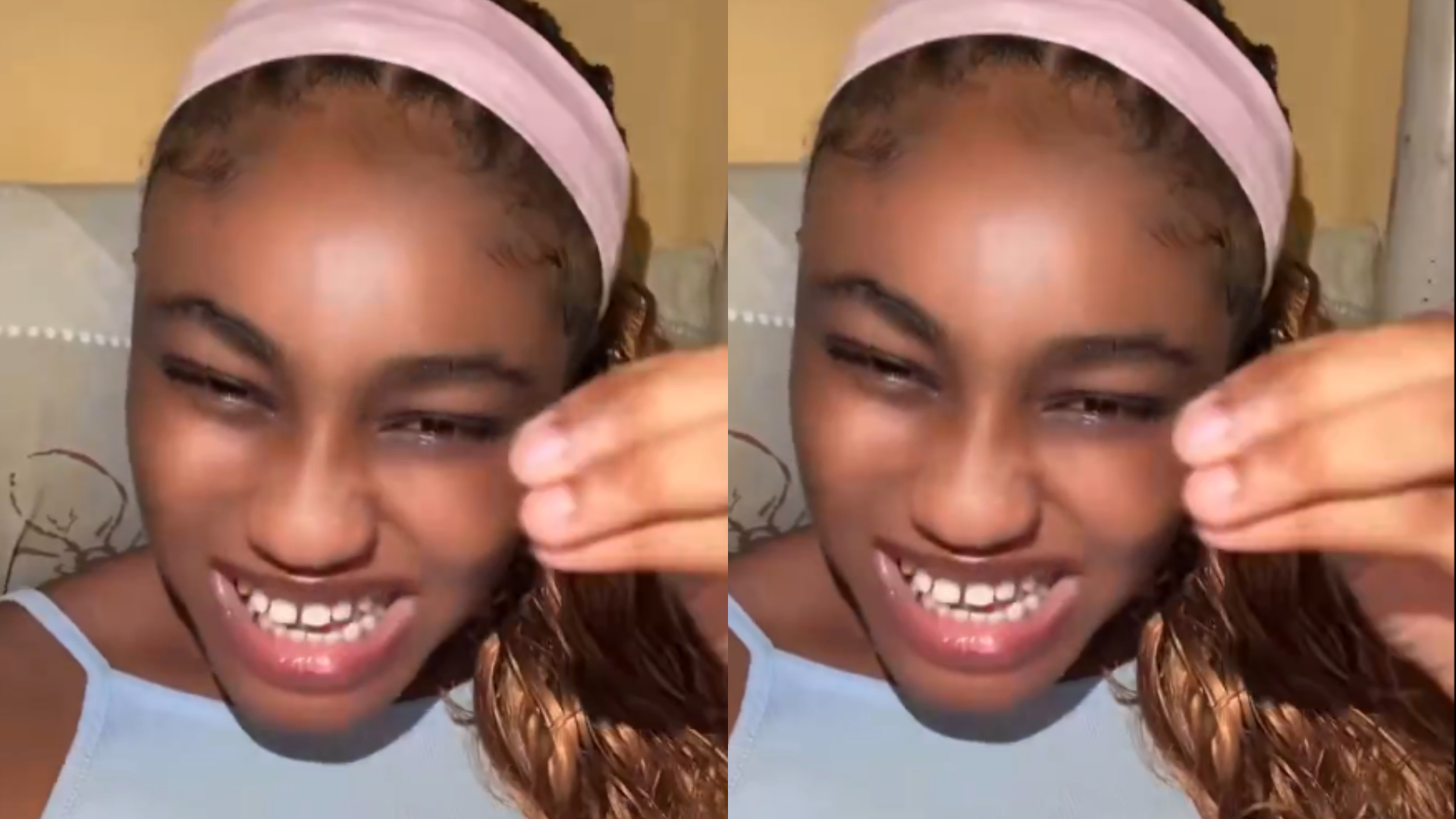 Lady Fumes On Social Media As Her Date Comes In With A Barcelona Jersey And Slides (Video)